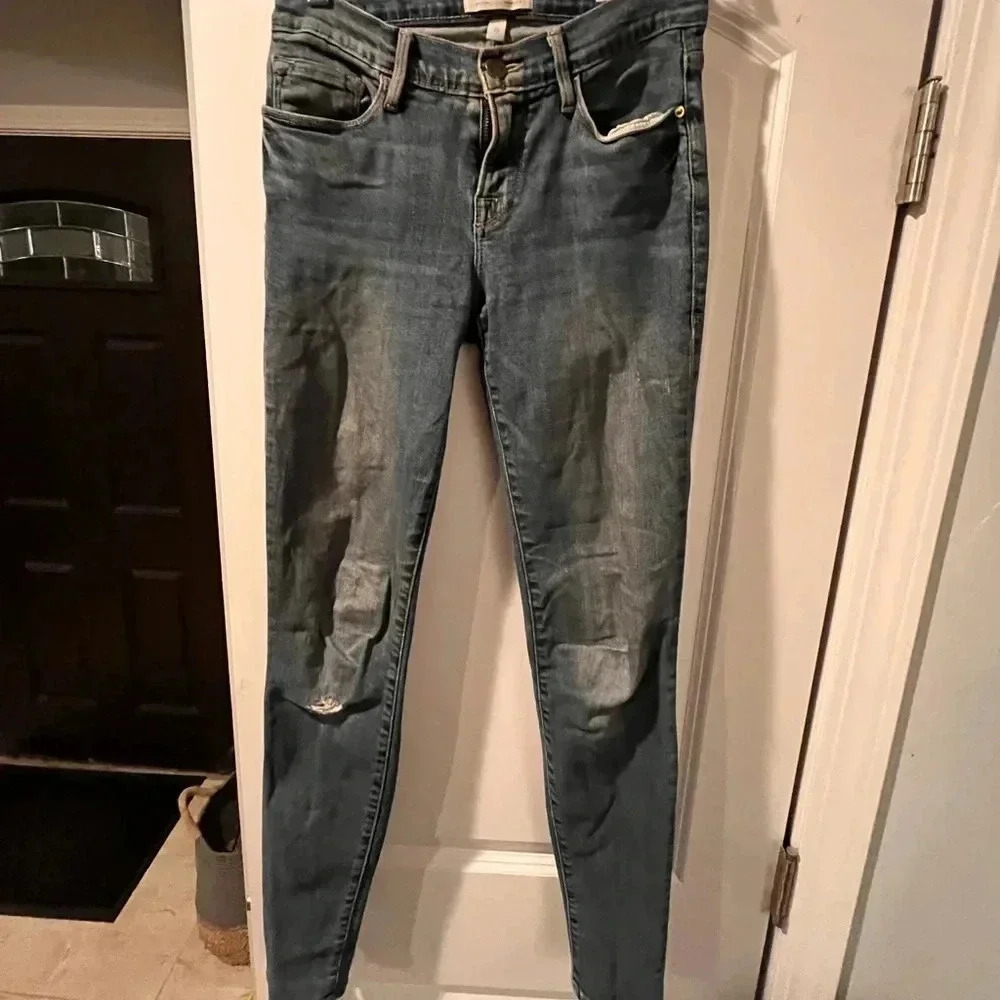 Frame Skinny Stretch Jeans - Size 25 - Picture 1 of 7